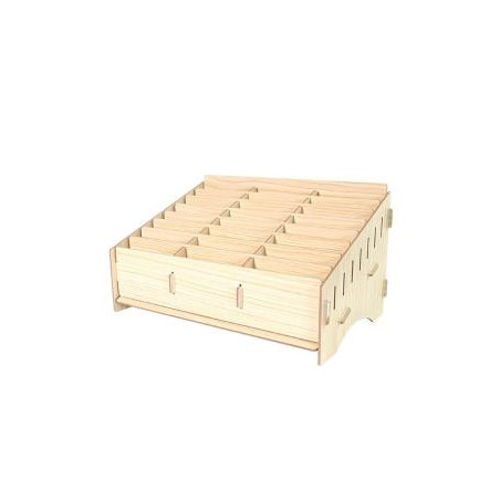 SUNSHINE SS-001C Almacenamiento en Madera para 48 Smartphones